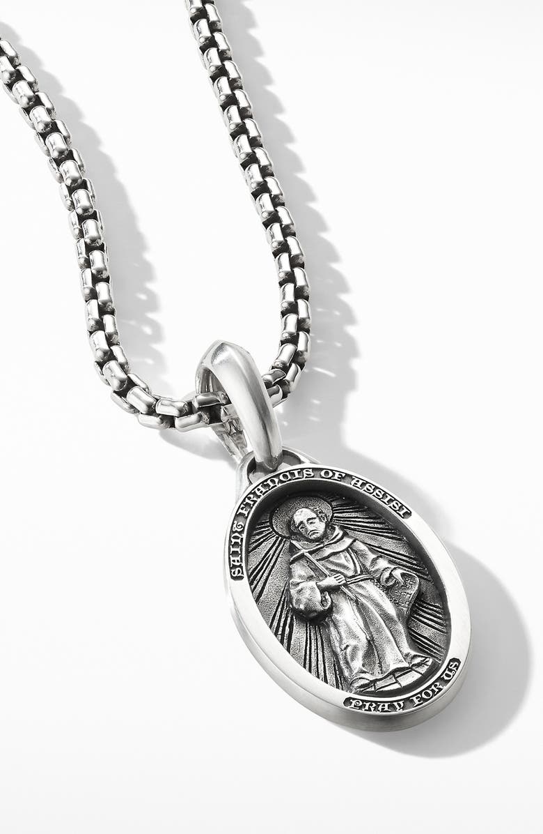 David Yurman Mens St. Francis Amulet Enhancer, Alternate, color,
