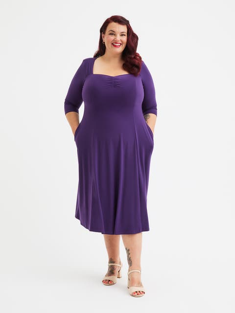 plus size knit dresses for summer Jersey Women size:16