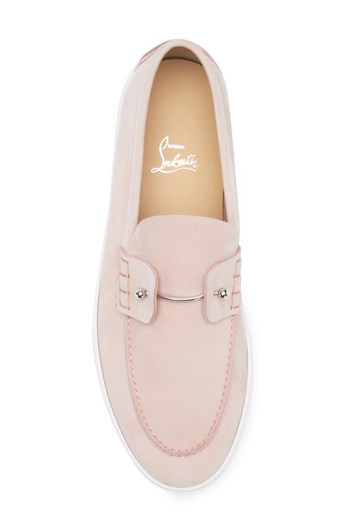 Christian Louboutin Chambeliboat Loafer In Vintage Rose