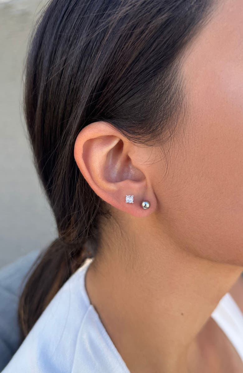 Adornia Set of 4 Assorted Stud Earrings, Alternate, color, Gold