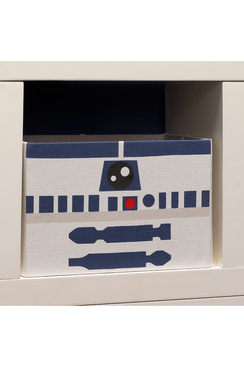 Star Wars R2D2 Foldable/Collapsible Storage Bin/Basket Organizer, Alternate, color, White