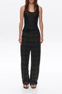 BIMBA Y LOLA Checked Carrot Fit Trousers
