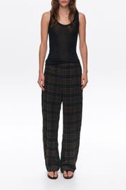BIMBA Y LOLA Checked Carrot Fit Trousers