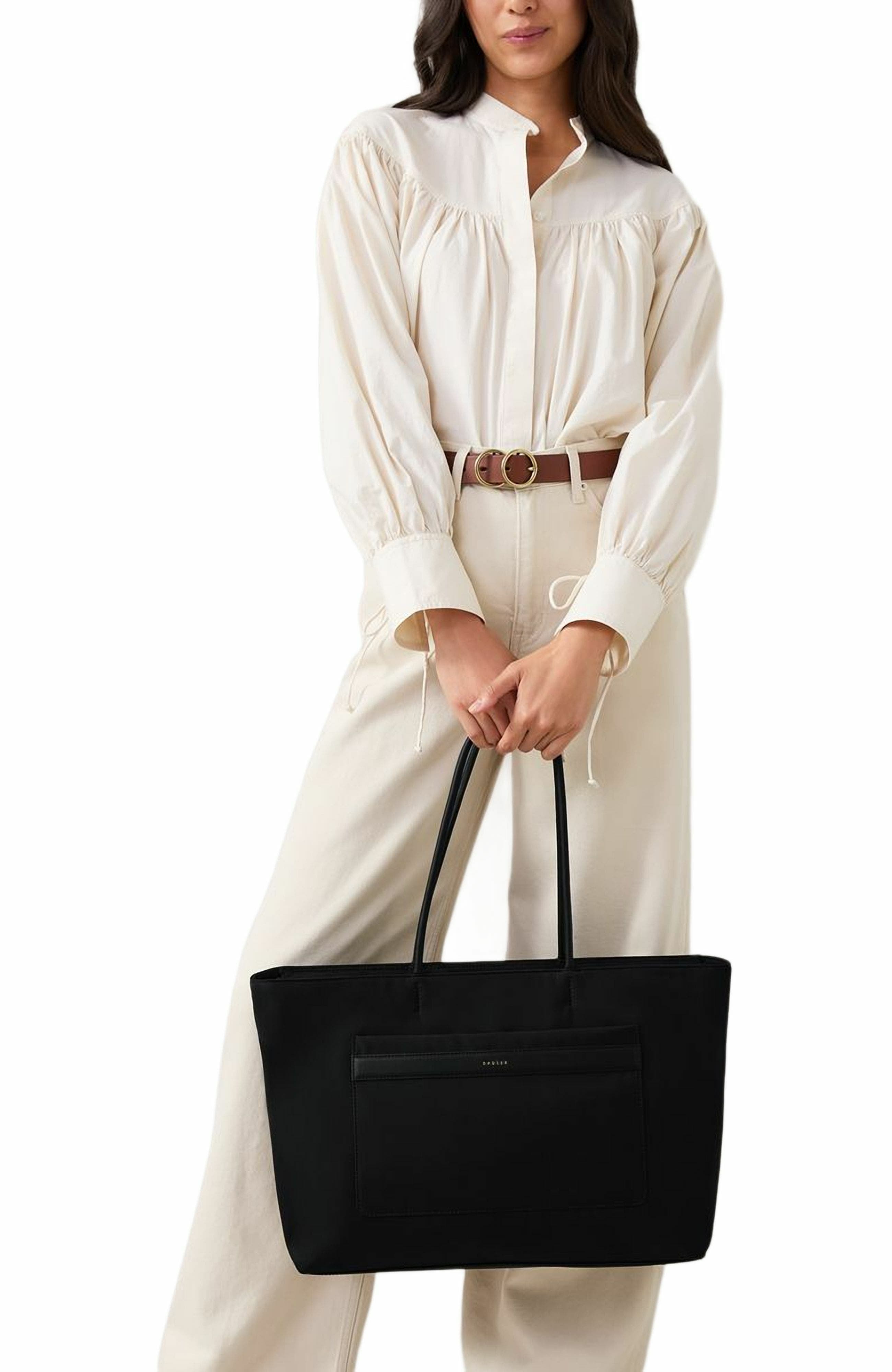 Radley Holland Park Large Ziptop Tote Bag, Alternate, color, Black