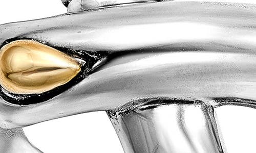 Samuel B. Sterling Silver & 18k Gold Crisscross Ring In Silver And Gold