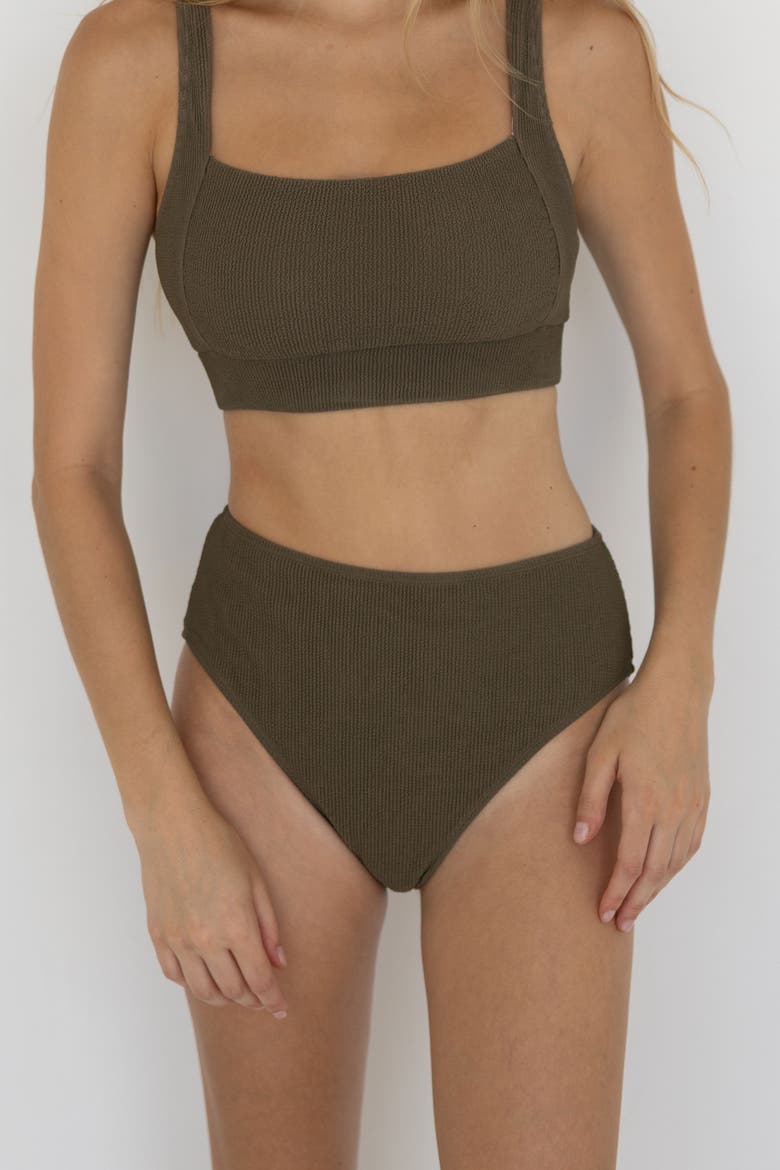 Cabo High Waisted Bottoms, Main, color, Brown