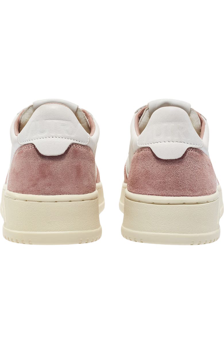 AUTRY Medalist Washed Low Top Sneaker, Alternate, color, White / Nude