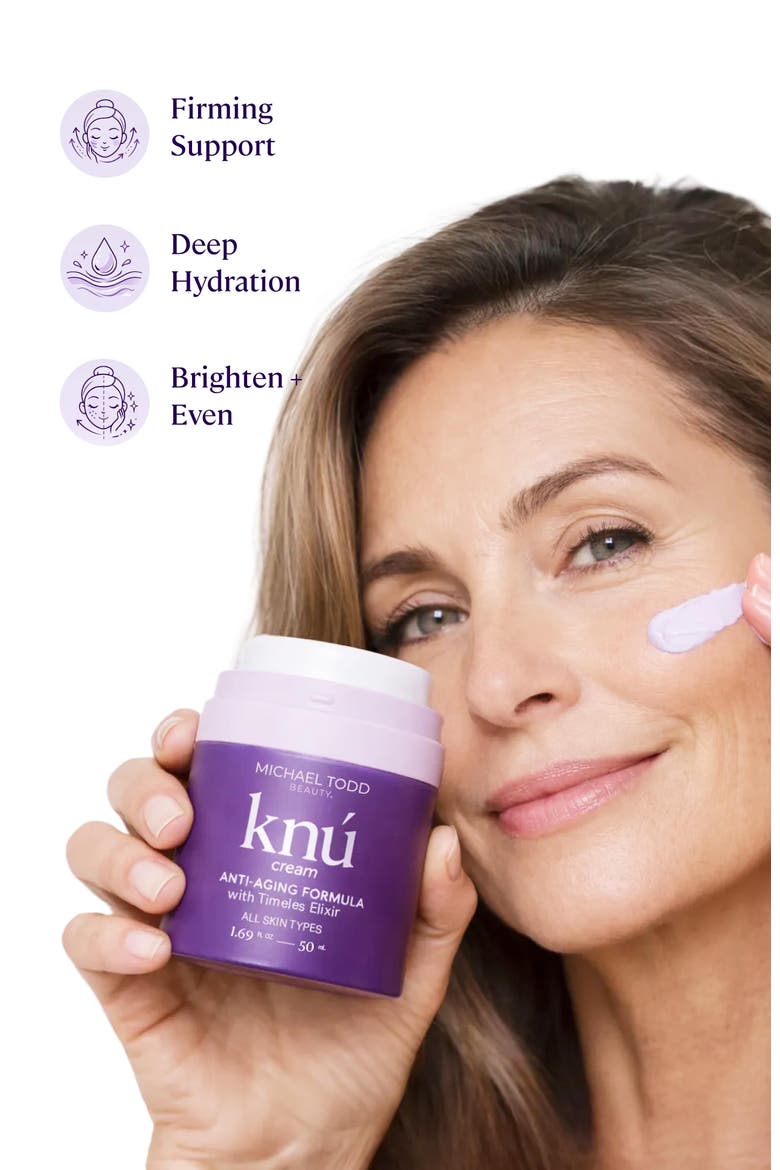KNU Anti-aging Cream, Alternate, color, Shade between blue and red.