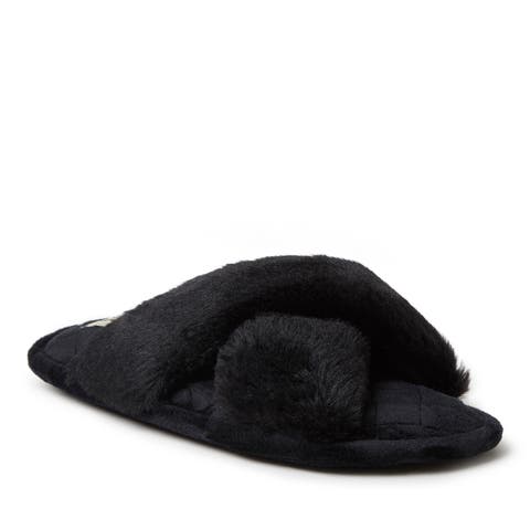Jessica Furry Crossband Slipper (Women)