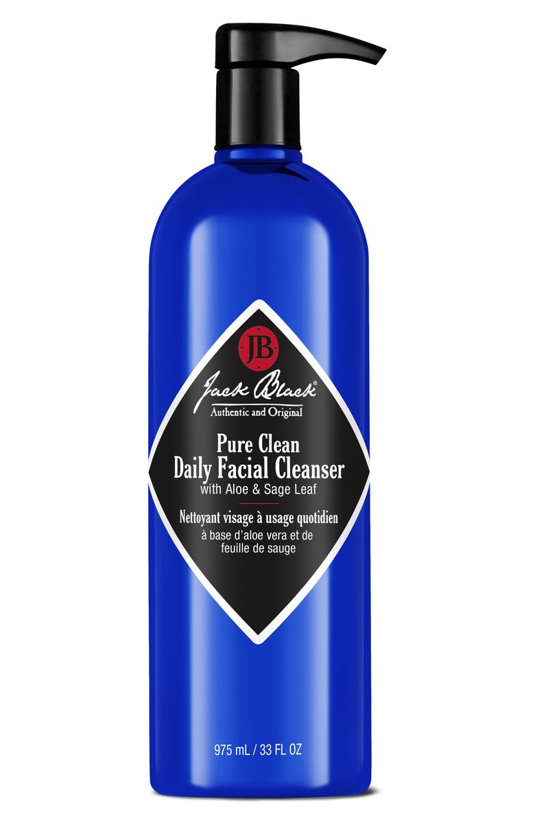 Jack Black Jumbo Pure Clean Daily Facial Cleanser $62 Value, Main, color, 