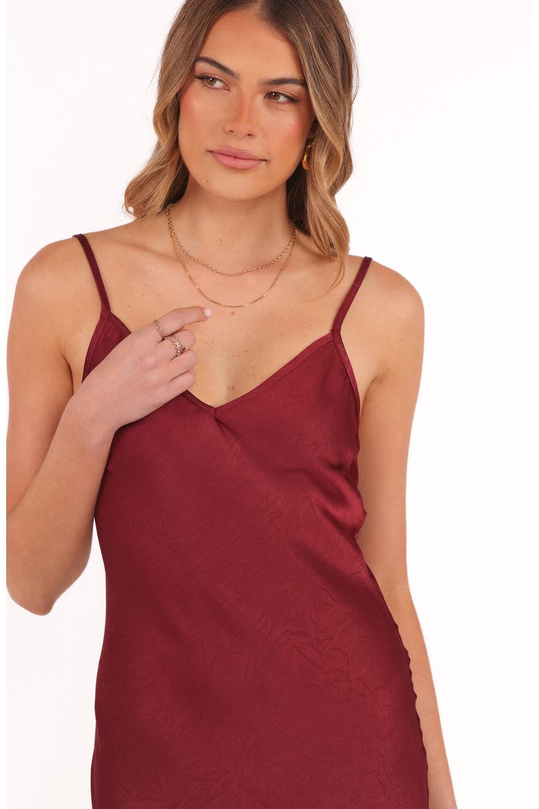 Elowyn A-Line Dress, Alternate, color, CHERRY