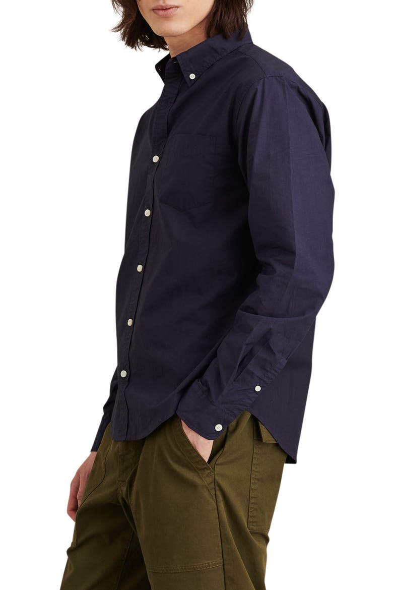 Standard Button-Down Shirt, Alternate, color, DARK NAVY