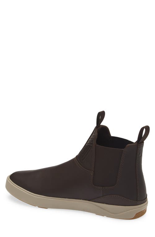 Olukai Lae'ahi Mid Chelsea Boot In Brown