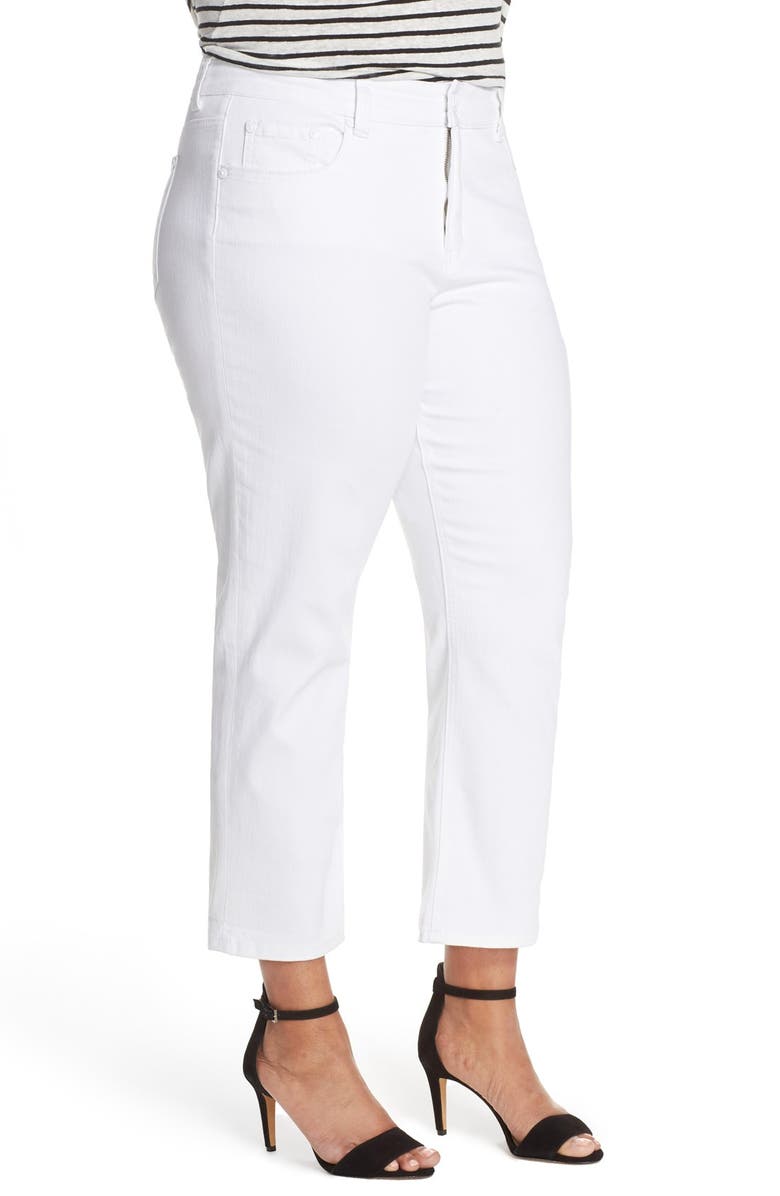 Melissa McCarthy Seven7 Stretch Crop Girlfriend Jeans, Alternate, color,