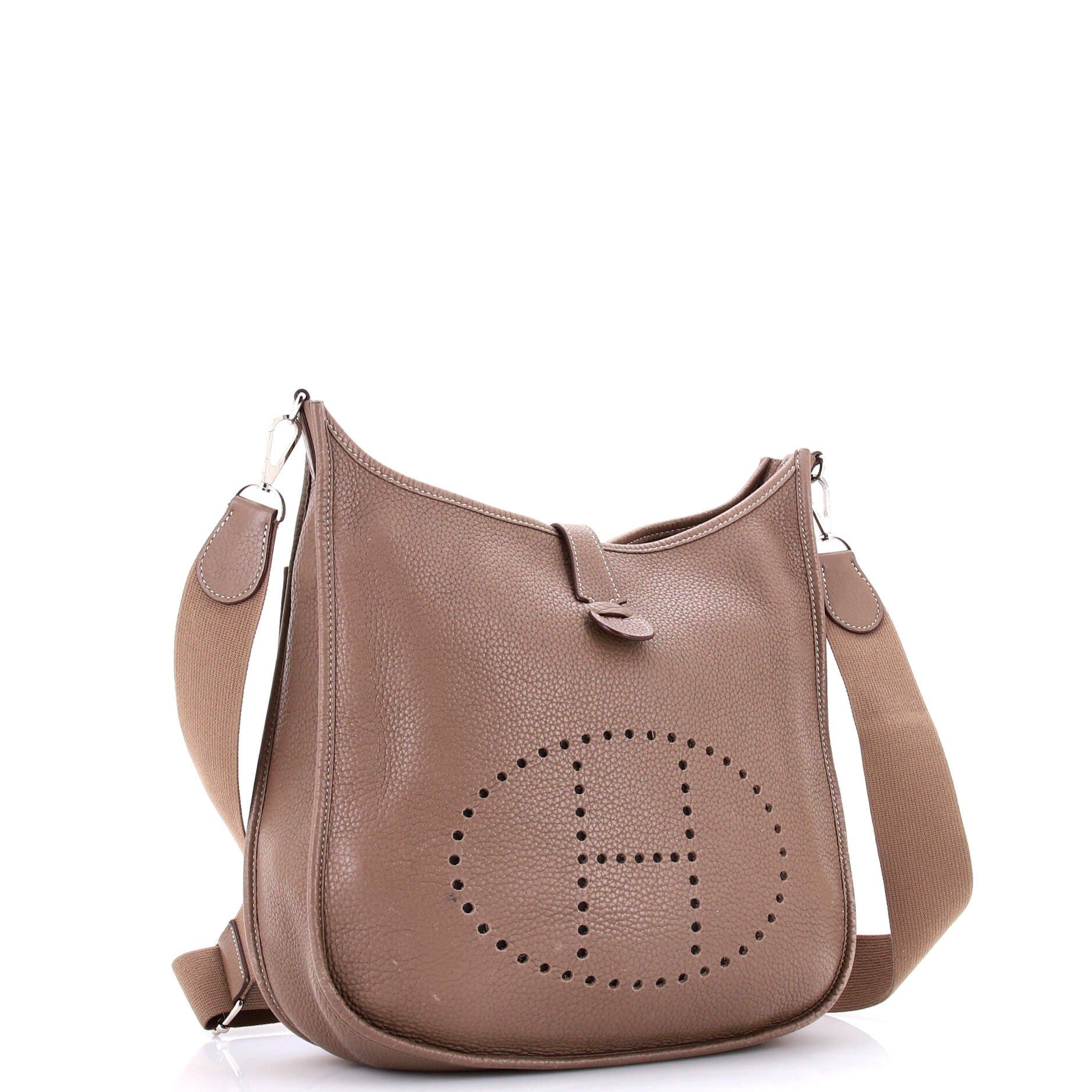 Pre-Owned Hermes Evelyne Bag Gen III Clemence GM, Alternate, color, 