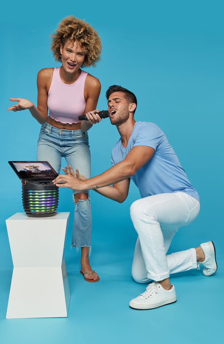 Singing Machine Cube One Karaoke Machine, Alternate, color, Black