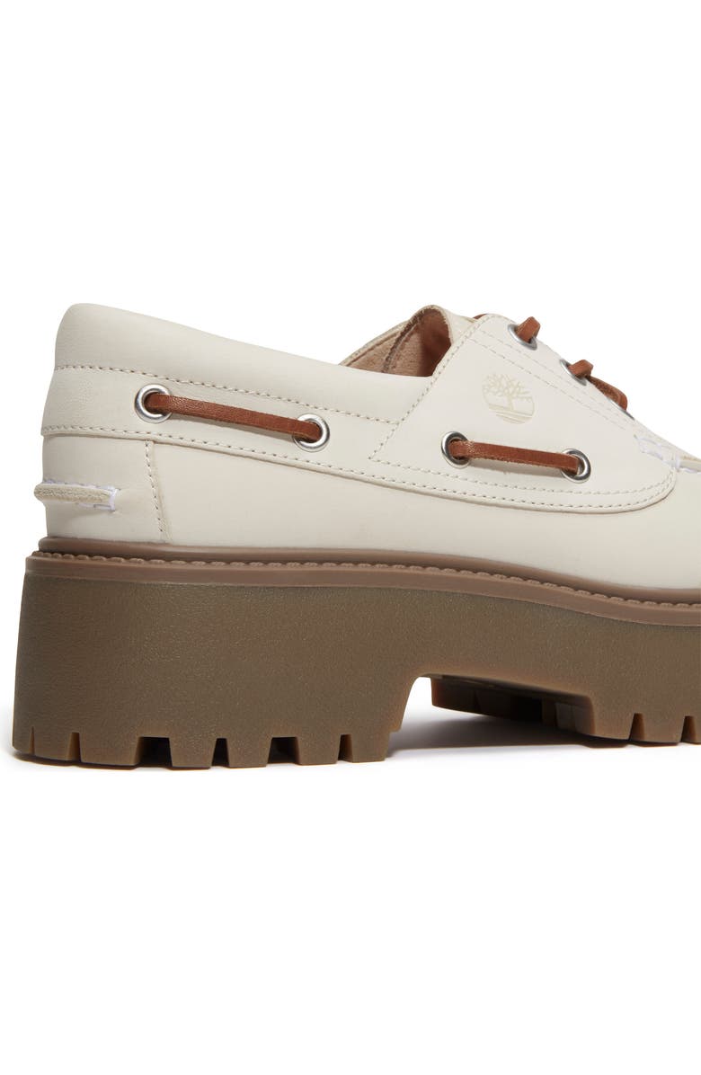 Timberland Stone Street Platform Boat Shoe, Alternate, color, Natural Nubuck