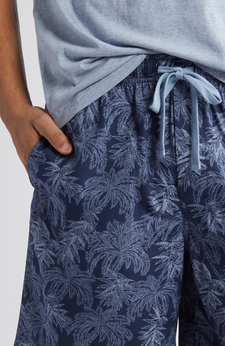 Majestic International Cotton Lounge Shorts, Alternate, color, 