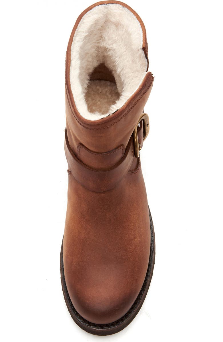 Frye Veronica Genuine Shearling Lined Bootie, Alternate, color,