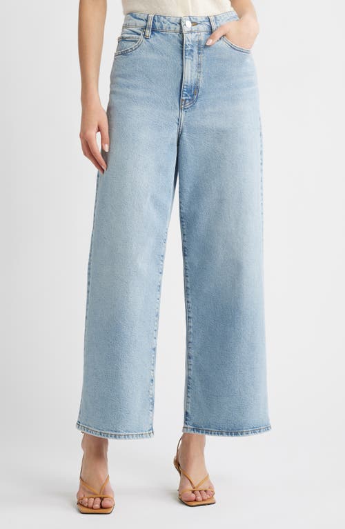 Frame Light Blue Wide Jeans In Dolly