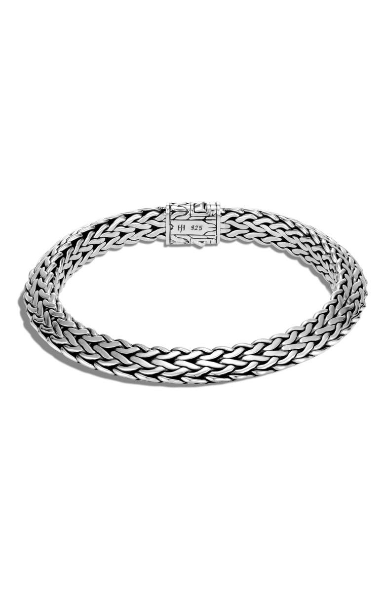 John Hardy Tiga Chain 8mm Bracelet, Alternate, color, Silver