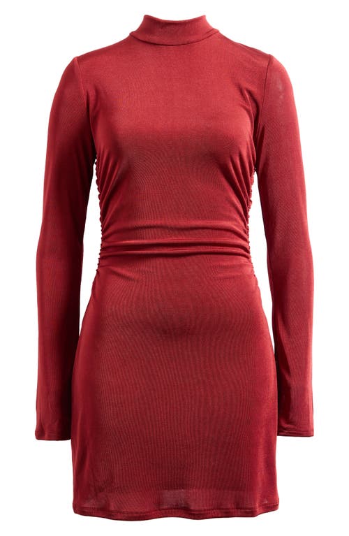 Wayf Vivi Tie Back Long Sleeve Minidress