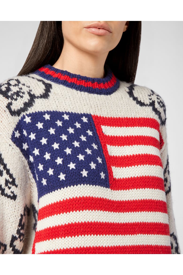 Pullover Round Neck Women, Alternate, color, Cream