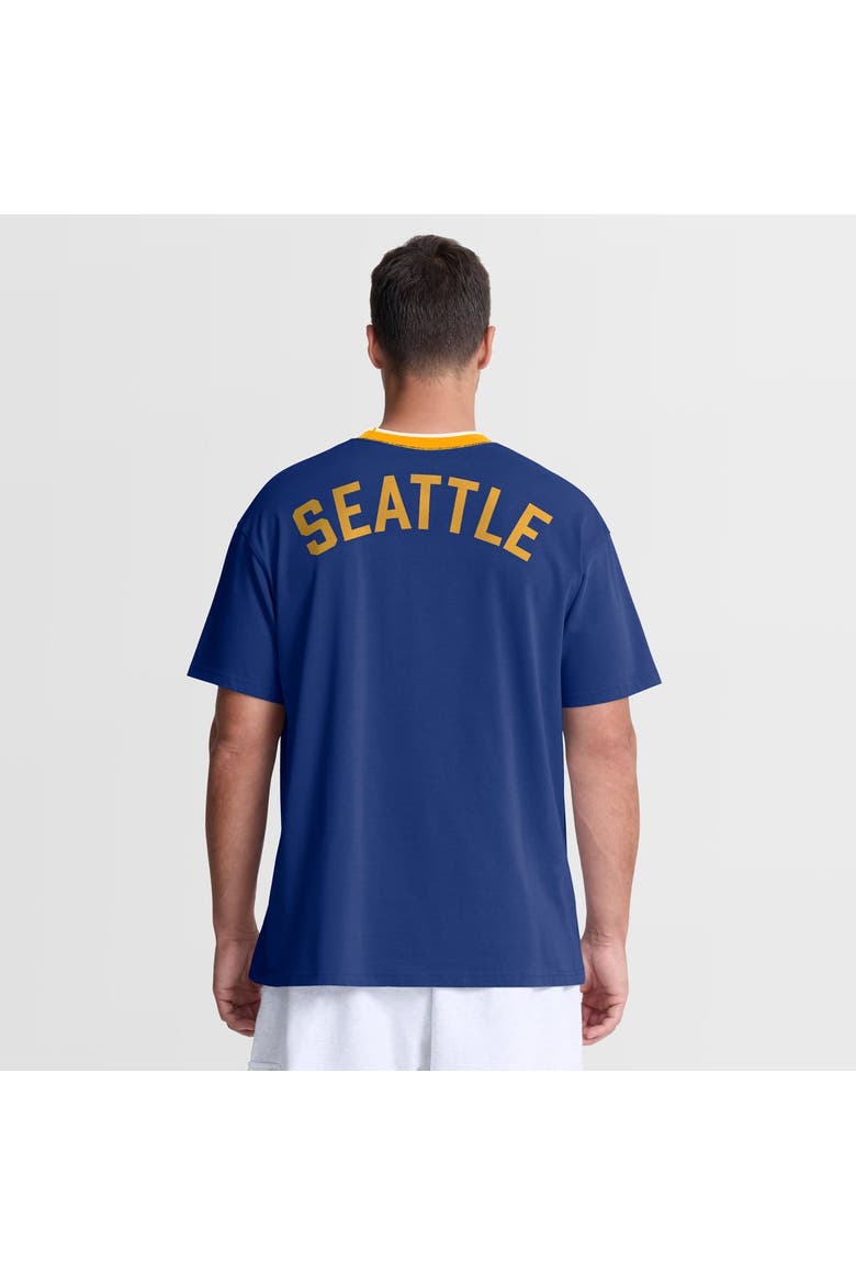 Men's Nike Royal Seattle Mariners Cooperstown Collection Ringer T-Shirt, Alternate, color, Royal