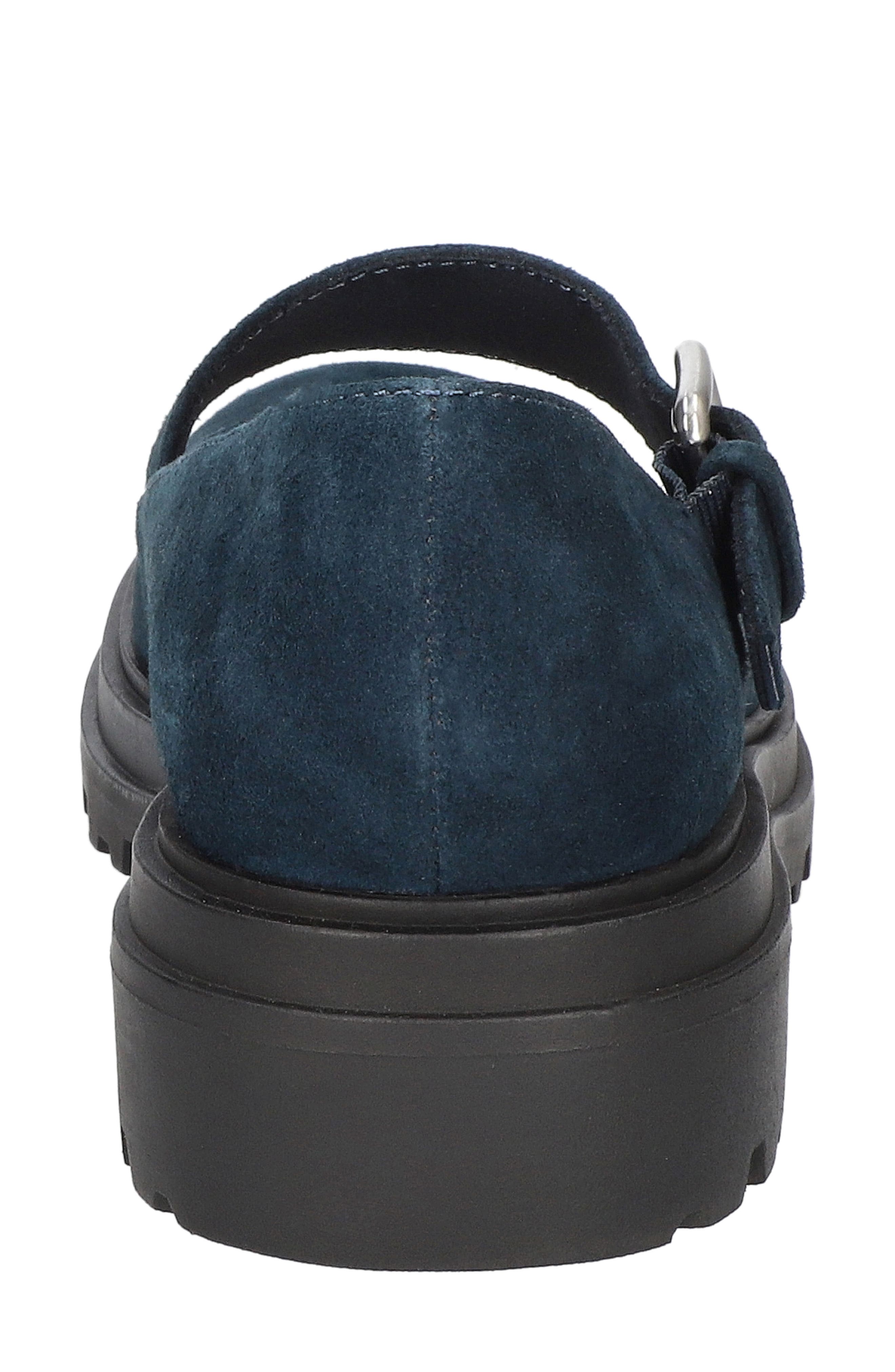 Bella Vita Britt Mary Jane Loafer, Alternate, color, Navy Kidsuede Leather