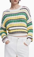 Desigual Stripe Crewneck Sweater