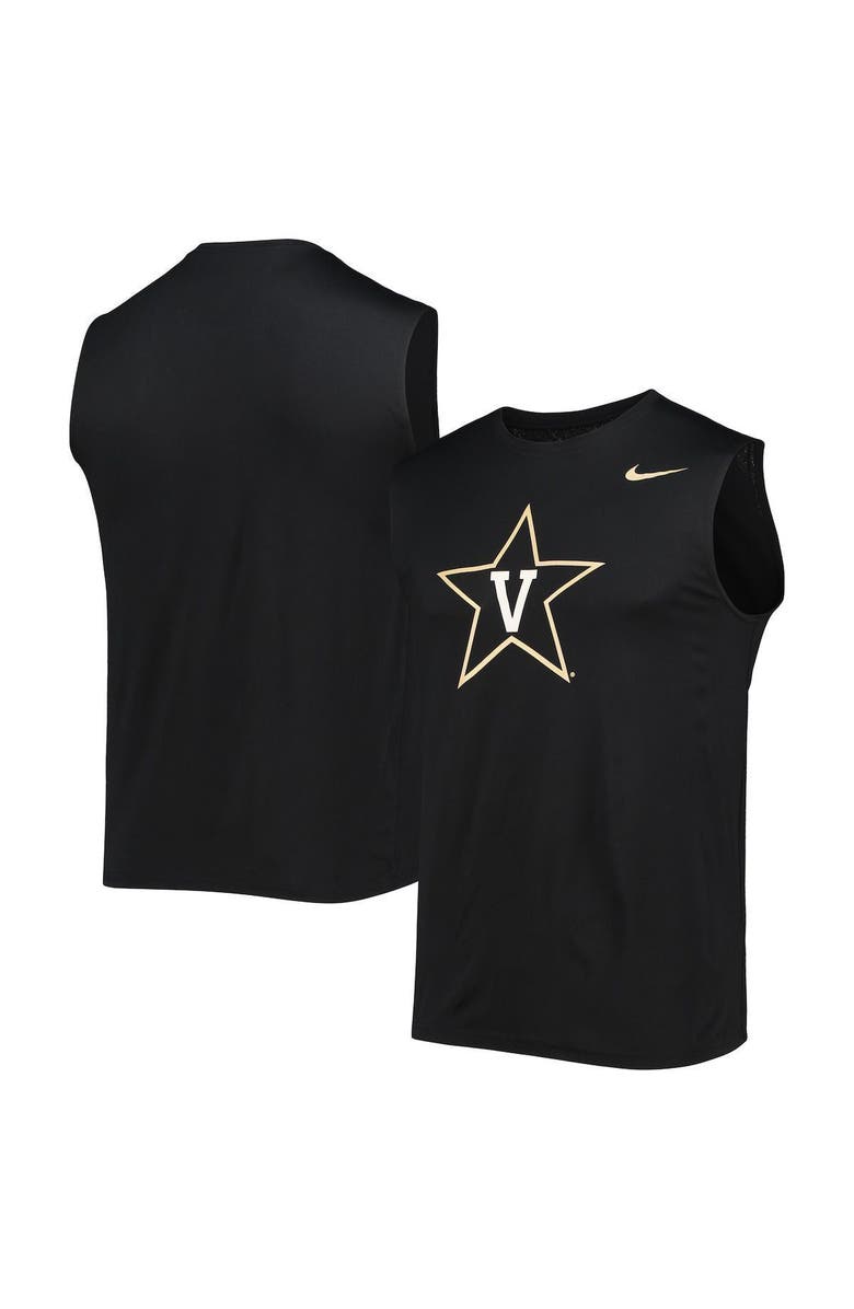 Nike Men's Nike Black Vanderbilt Commodores Performance Legend Tank Top, Main, color, 