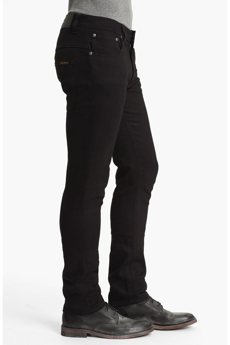 'Thin Finn' Skinny Fit Jeans, Alternate, color, BLACK RING