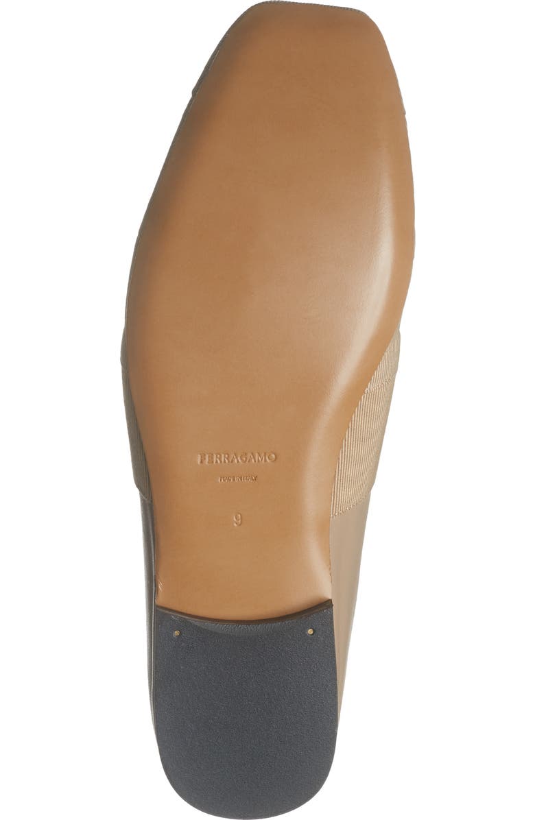 FERRAGAMO Alkes Flat Loafer, Alternate, color, Bone