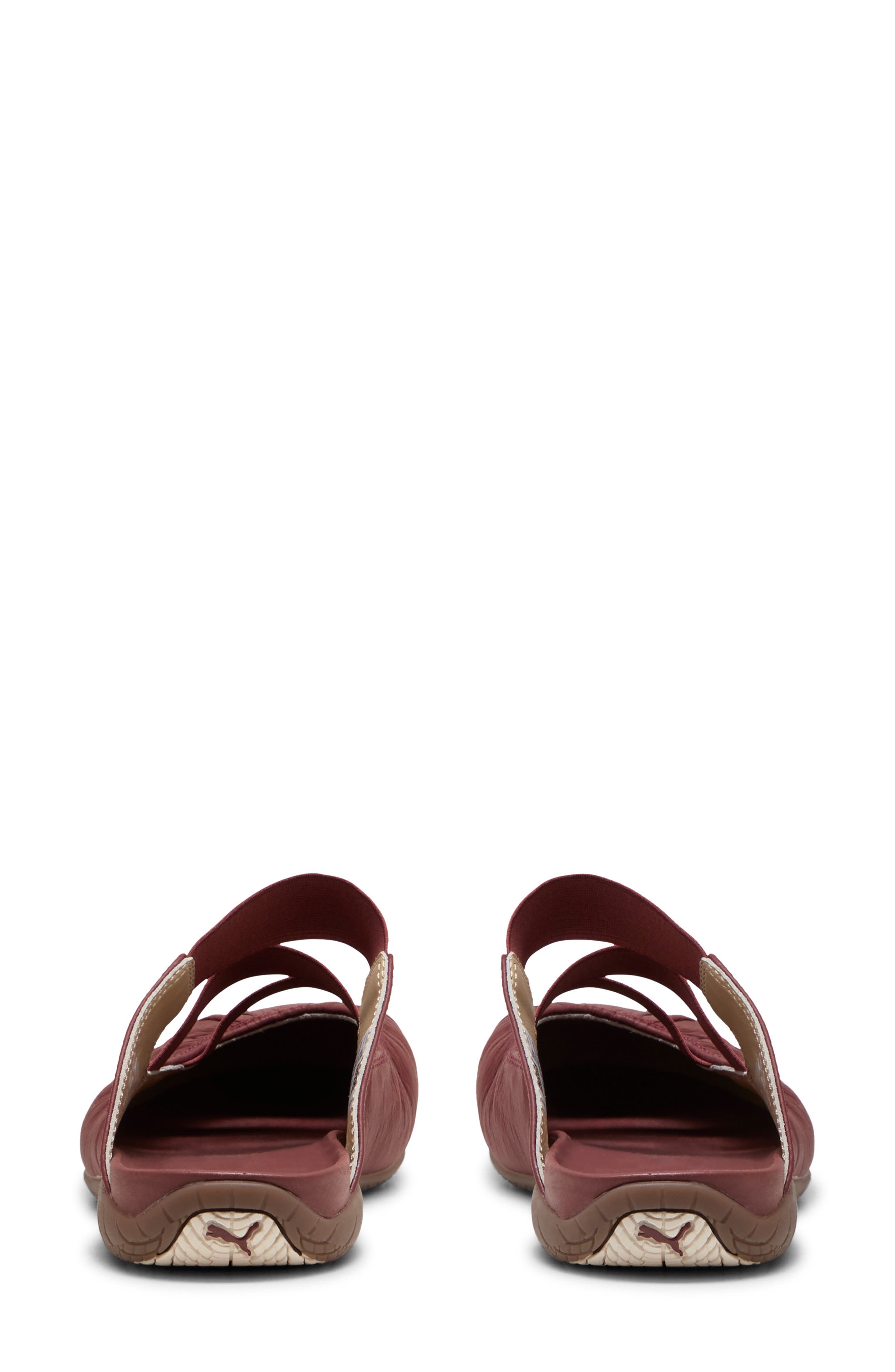Speedcat Leather Mule, Alternate, color, BURGUNDY/ HAUTE COFFEE