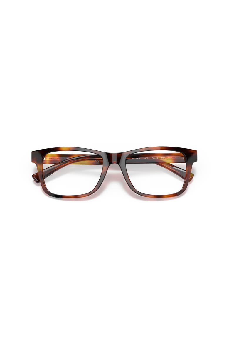 54mm Square optical glasses, Alternate, color, Tortoise