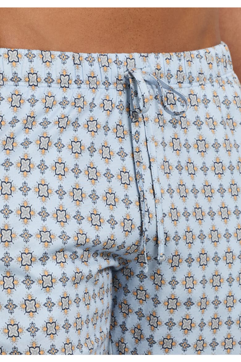 Night And Day Cotton Drawstring Shorts, Alternate, color, Pumpkin Ornaments