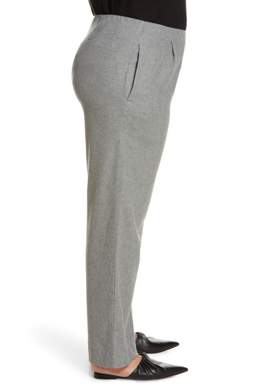 Vince Flannel Pull-on Wide Leg Pants In Thistle