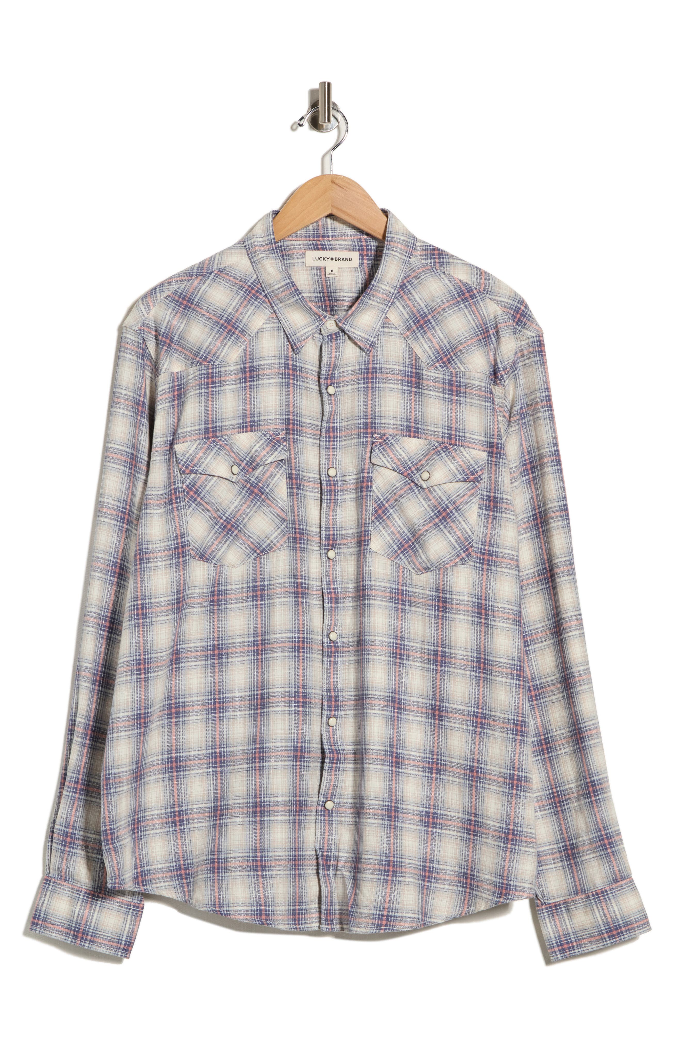Long Sleeve Plaid Western Shirt