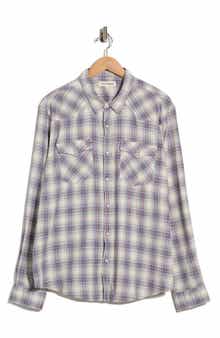 Long Sleeve Plaid Western Shirt