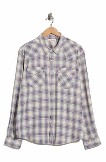 Long Sleeve Plaid Western Shirt
