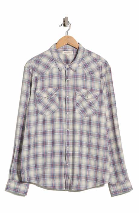 Long Sleeve Plaid Western Shirt