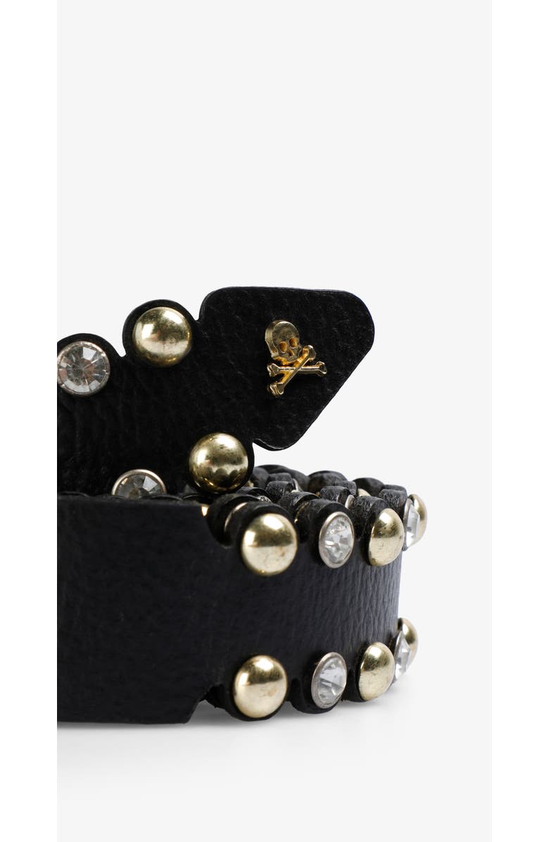 Scalpers Sandy Cristal Belt, Alternate, color, Black