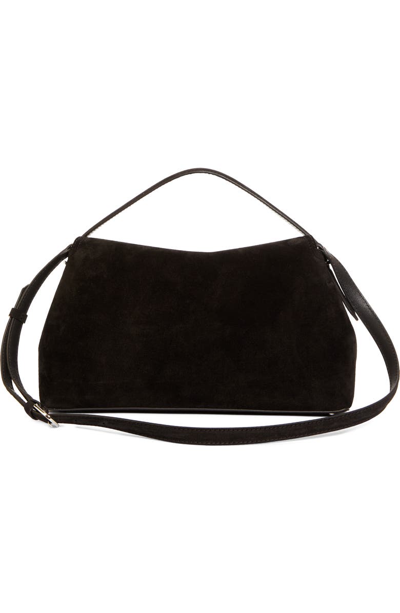 TOTEME T-Lock Curved Leather Top Handle Bag, Alternate, color, Espresso