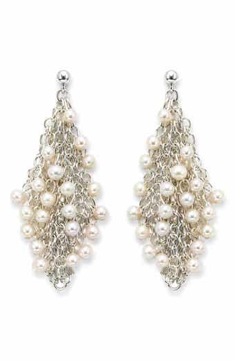 Freshwater Pearl Statement Drop Earrings