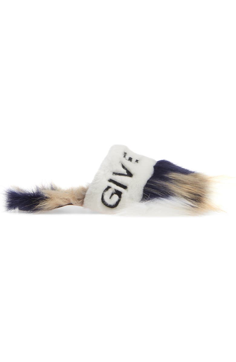 Givenchy Bedford Genuine Shearling Flat Mule, Alternate, color,