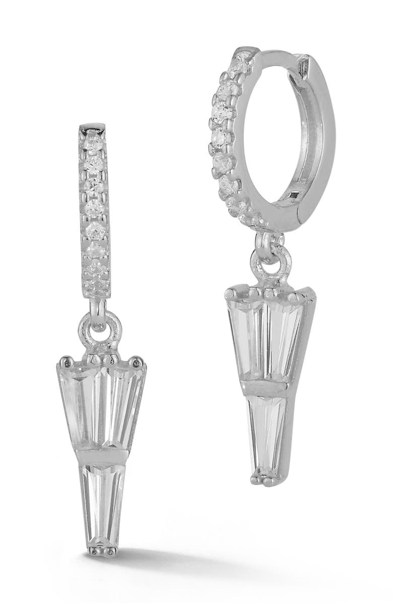 GLAZE JEWELRY Charm Earrings, Main, color, Silver