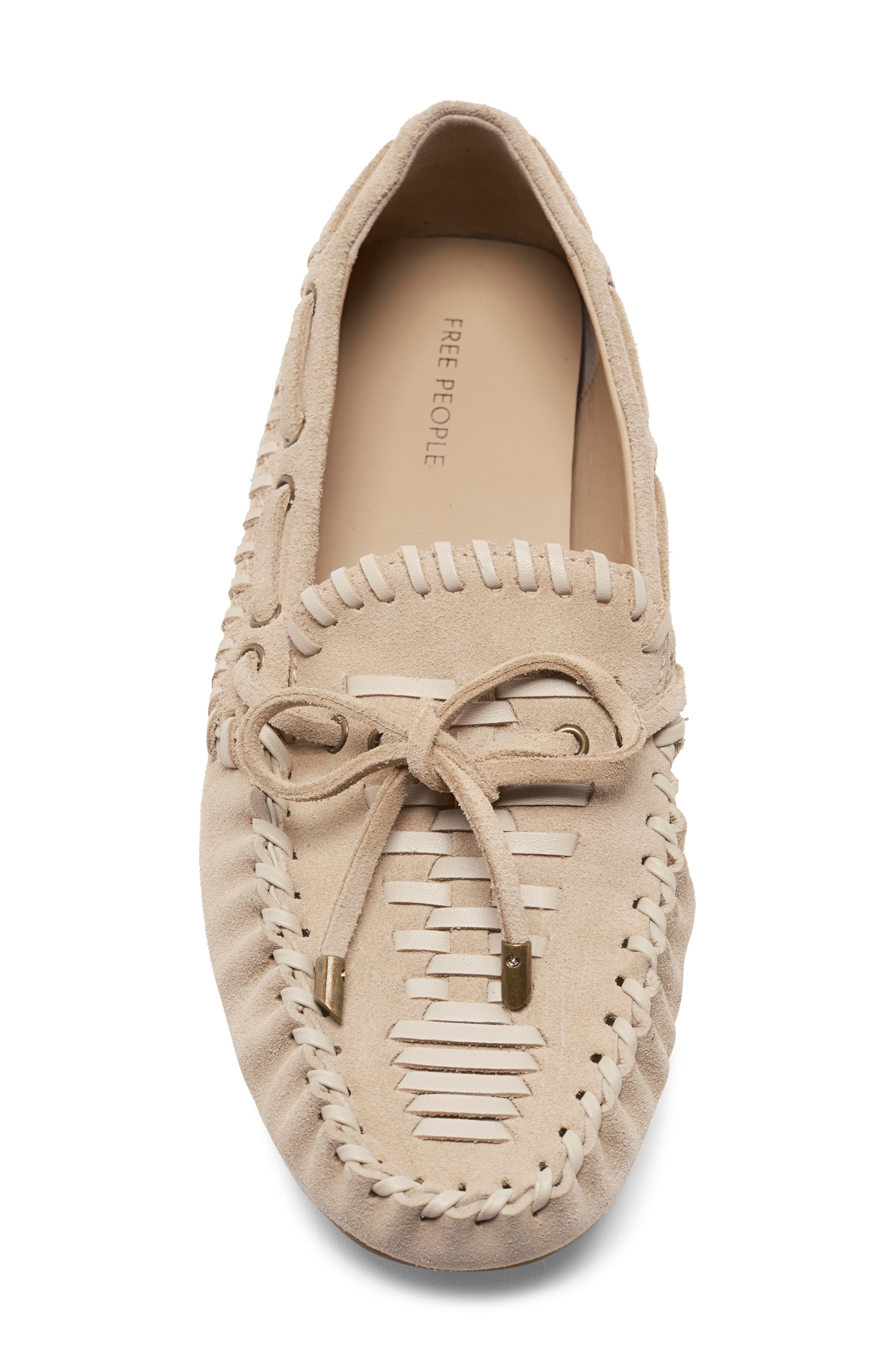 Free People Misty Driving Loafer, Alternate, color, Sunstone Sand Suede