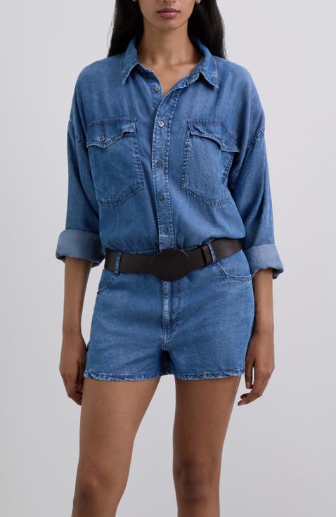 Short Tencel Jumpsuit