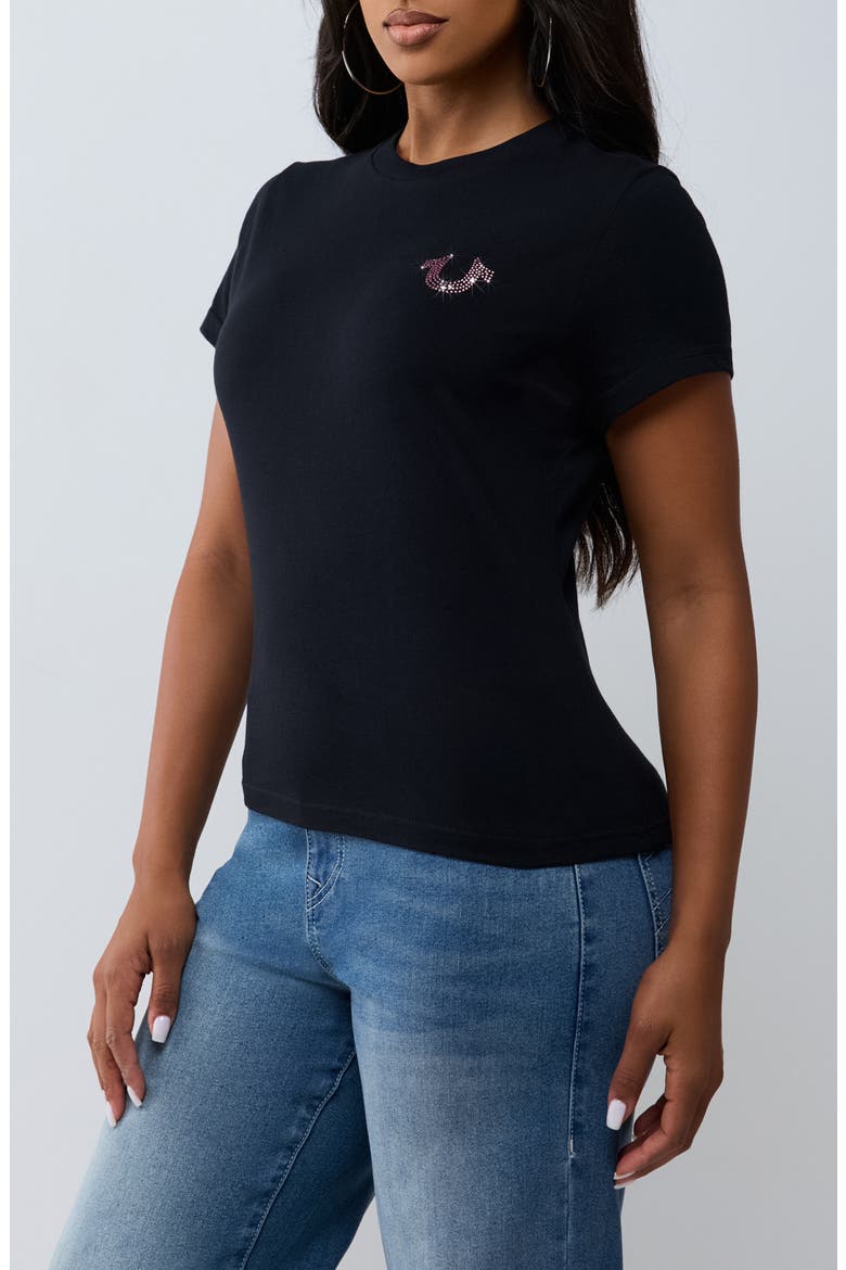 Wing Crewneck Tee, Alternate, color, JET BLACK