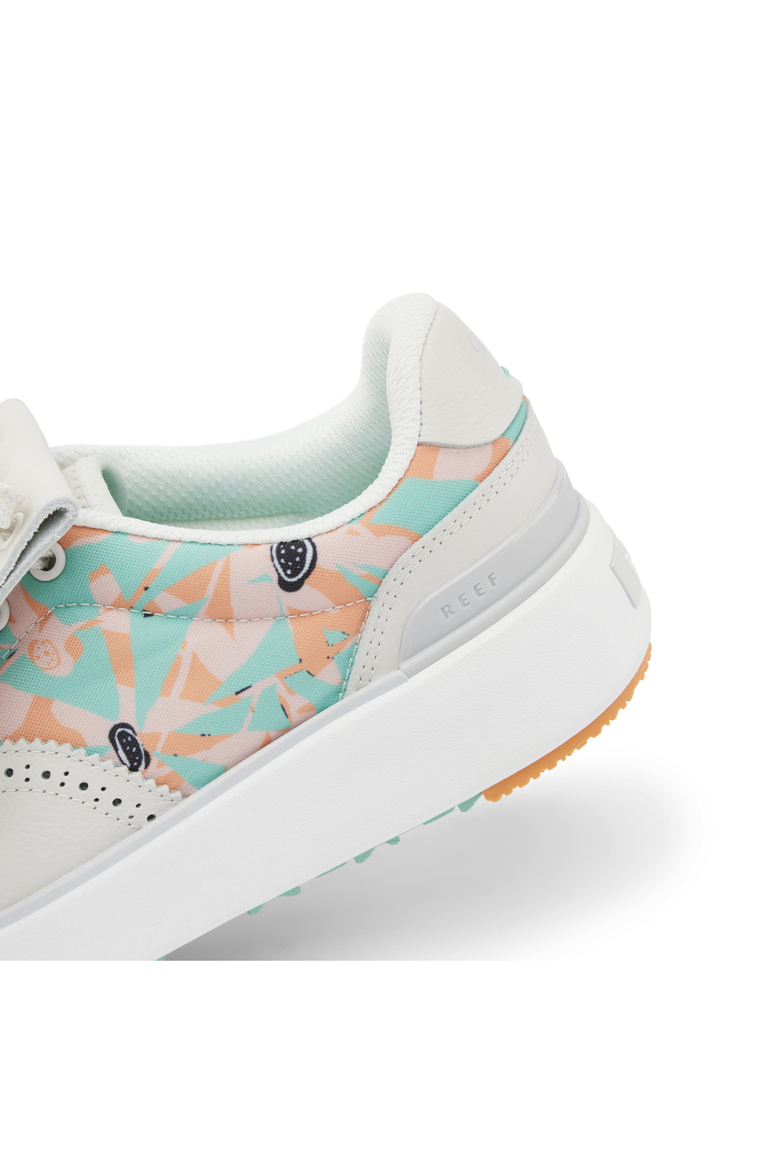 Reef On Shore Pebble Golf Sneaker, Alternate, color, Vintage White Floral